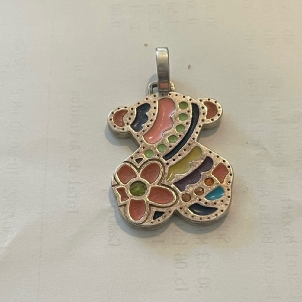 Tous Enamel Pendant